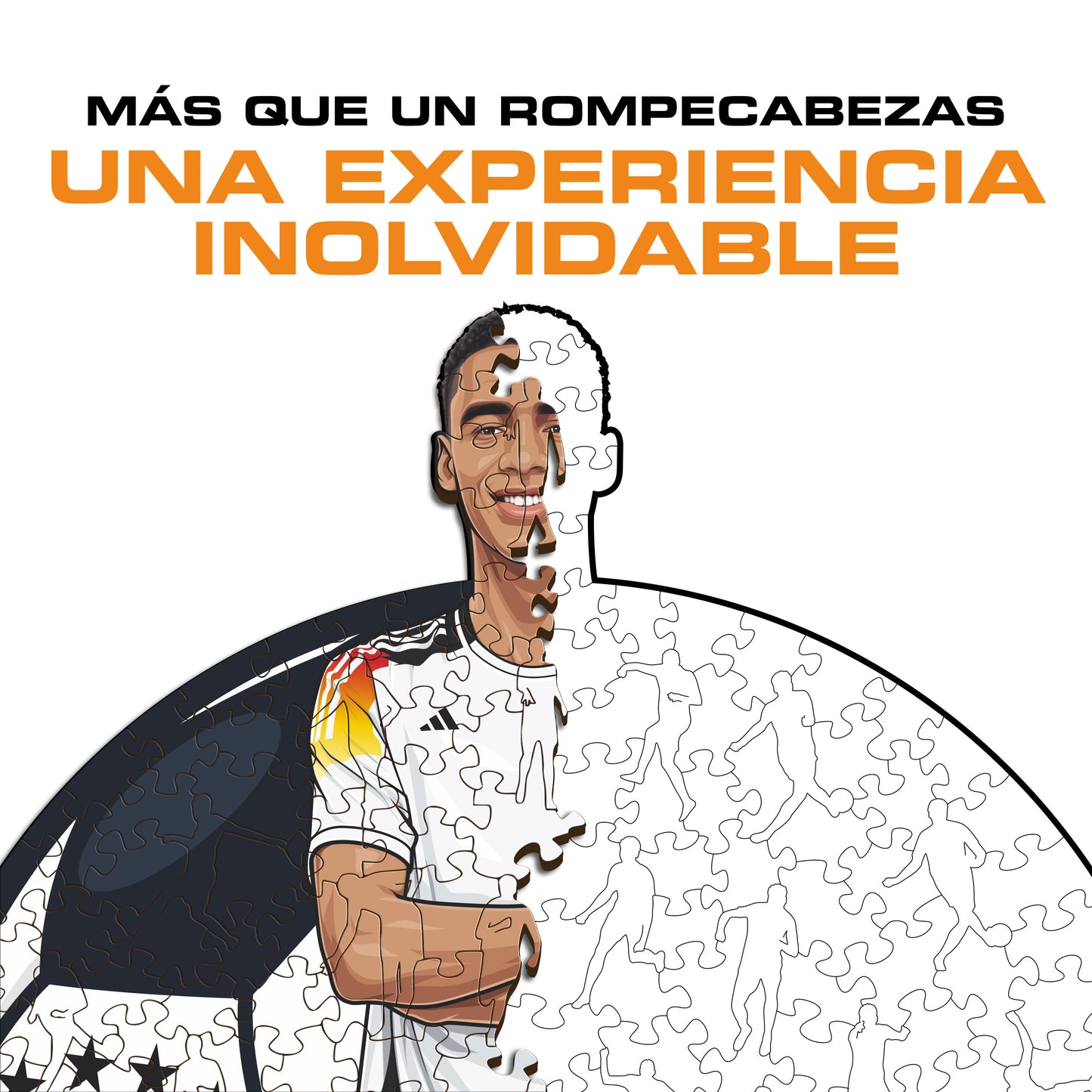 Jamal Musiala - Rompecabezas de Madera