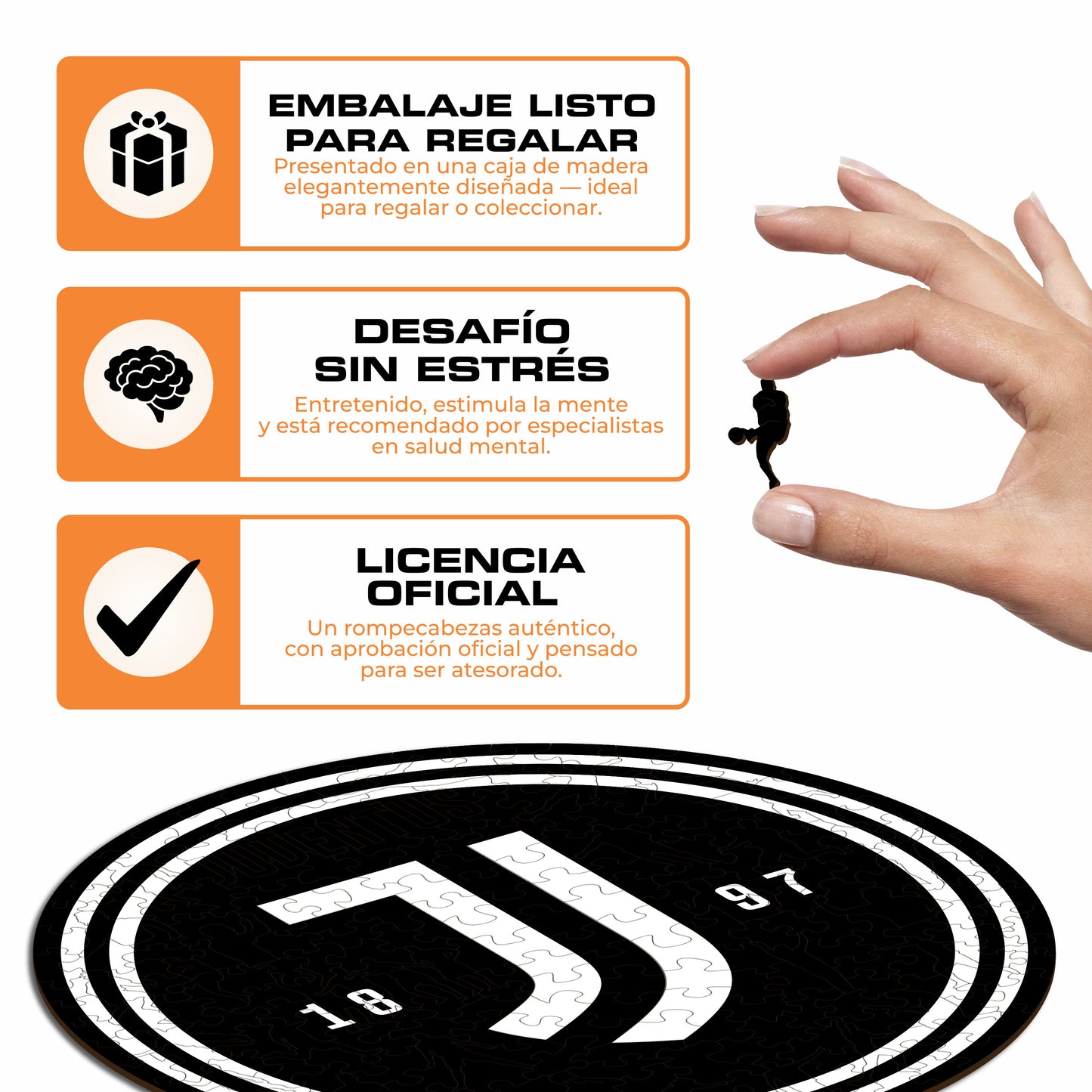 Juventus FC® Logo - Rompecabezas de Madera