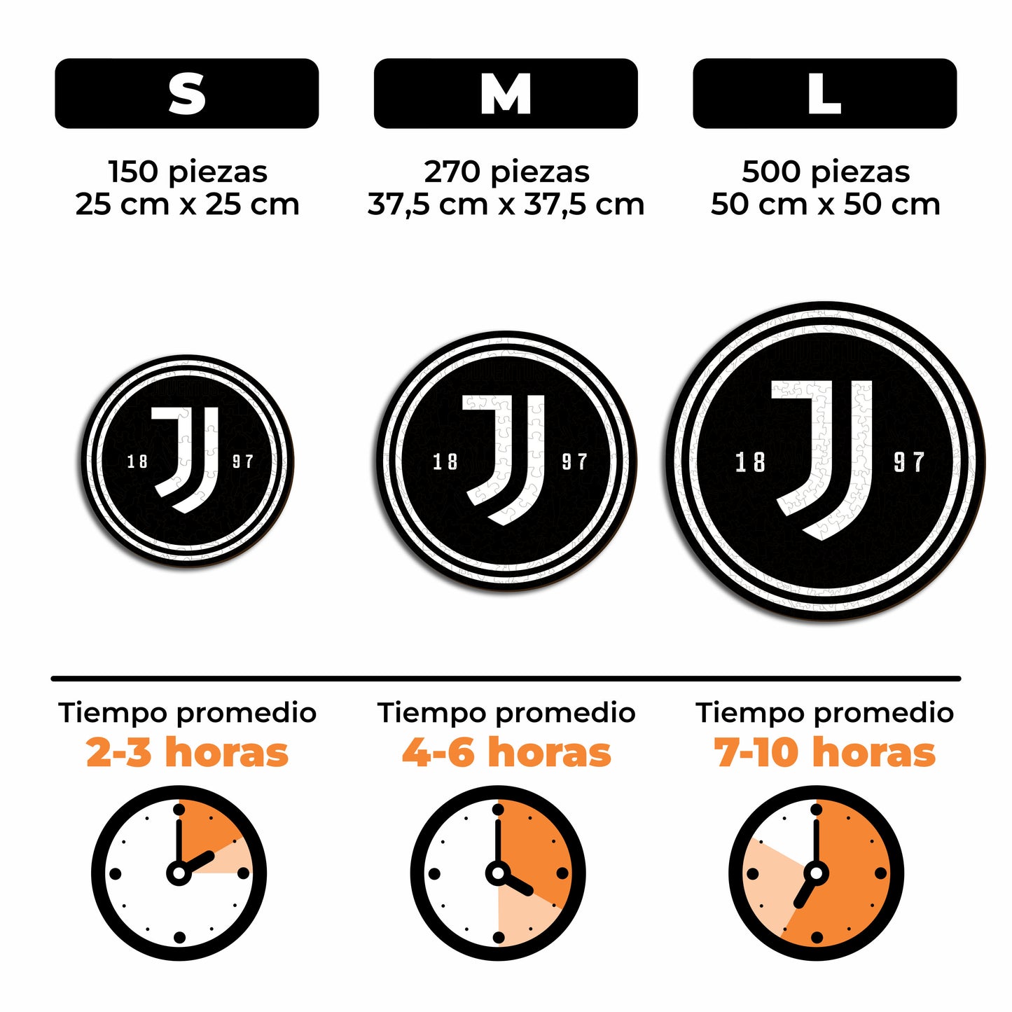 Juventus FC® Logo - Rompecabezas de Madera