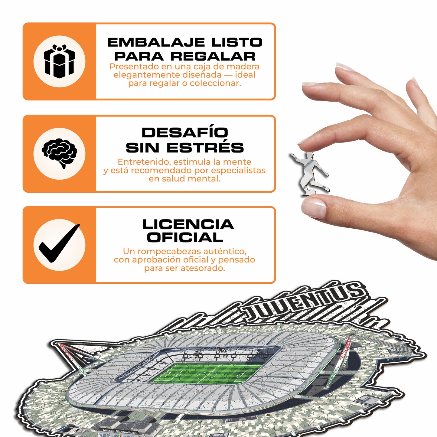 Juventus FC® Allianz Stadium - Rompecabezas de Madera