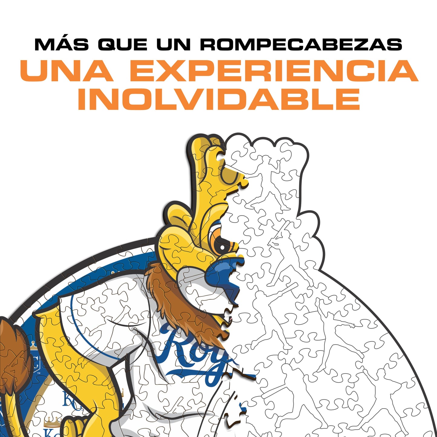 Kansas City Royals™ Mascota - Rompecabezas de Madera