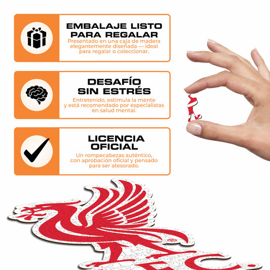 Liverpool FC® Classic Logo - Rompecabezas de Madera