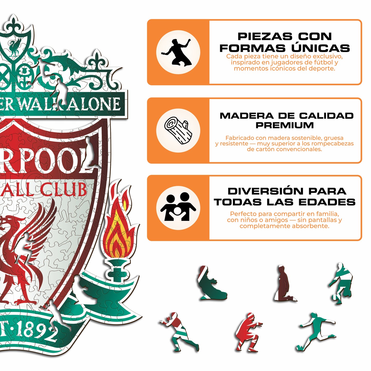 Liverpool FC® Logo - Rompecabezas de Madera