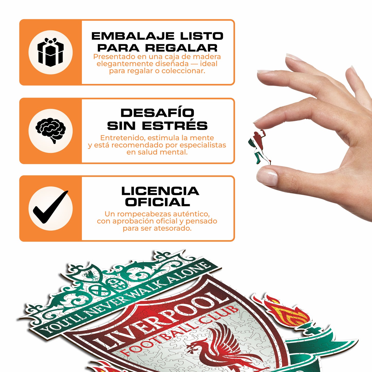 Liverpool FC® Logo - Rompecabezas de Madera