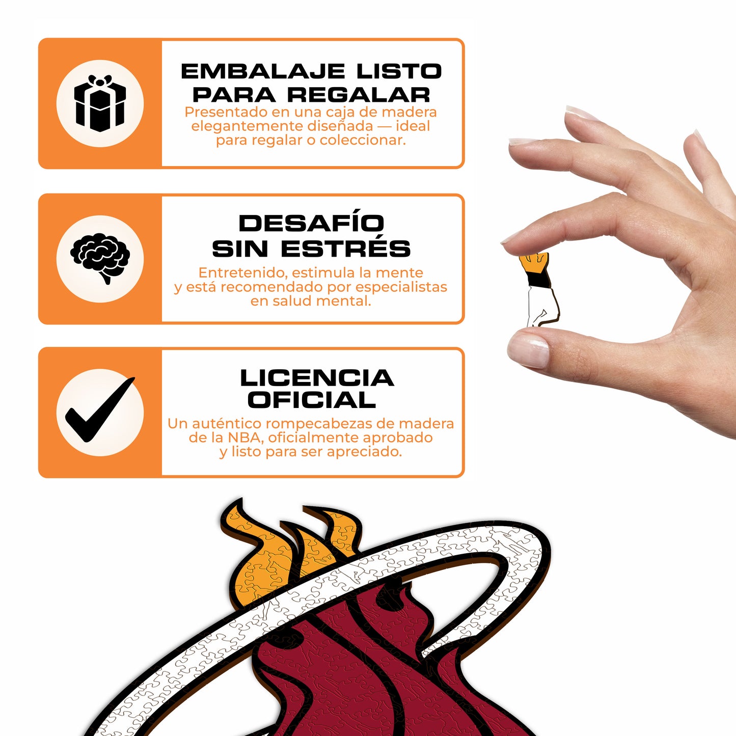Miami Heat™ - Rompecabezas de Madera