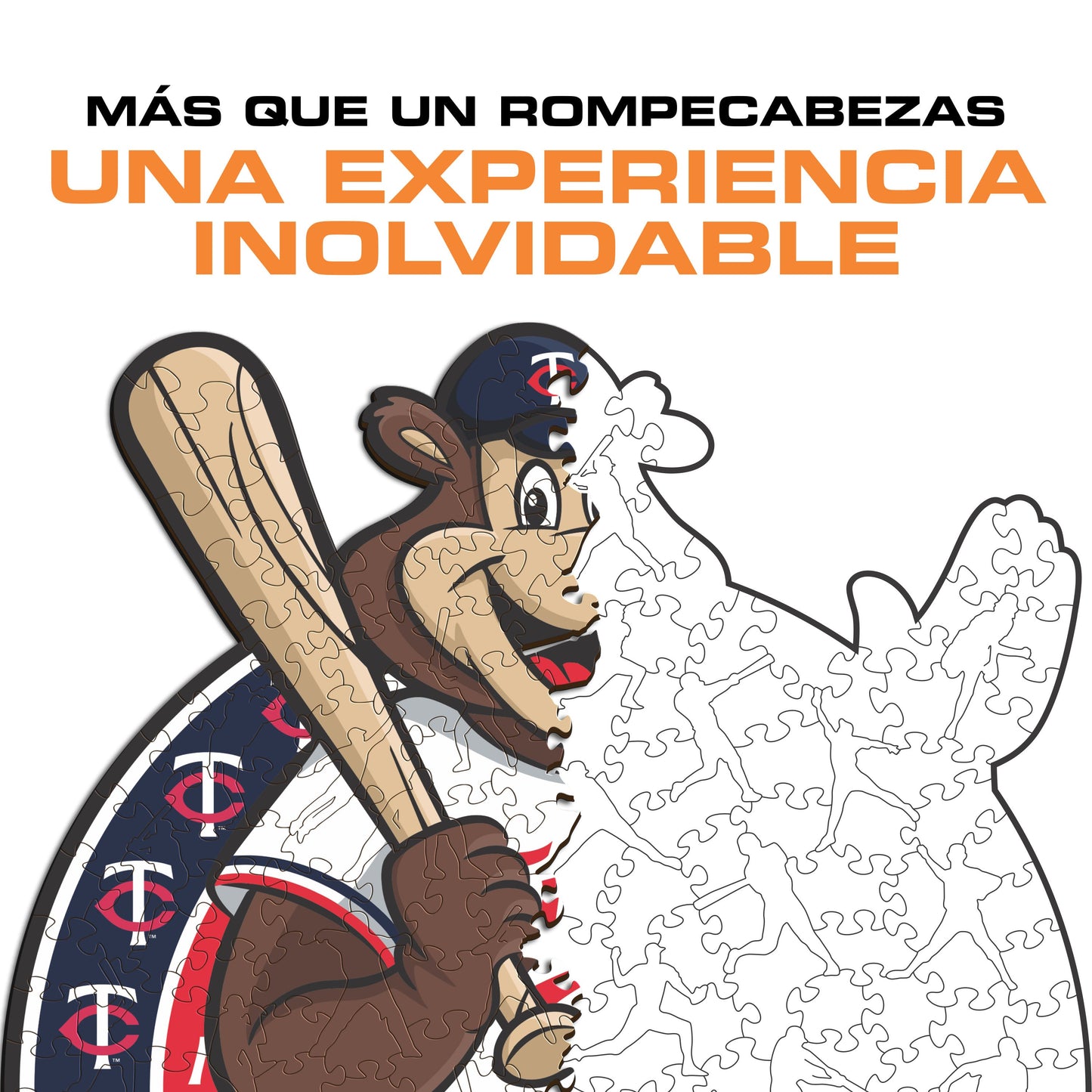Minnesota Twins™ Mascota - Rompecabezas de Madera
