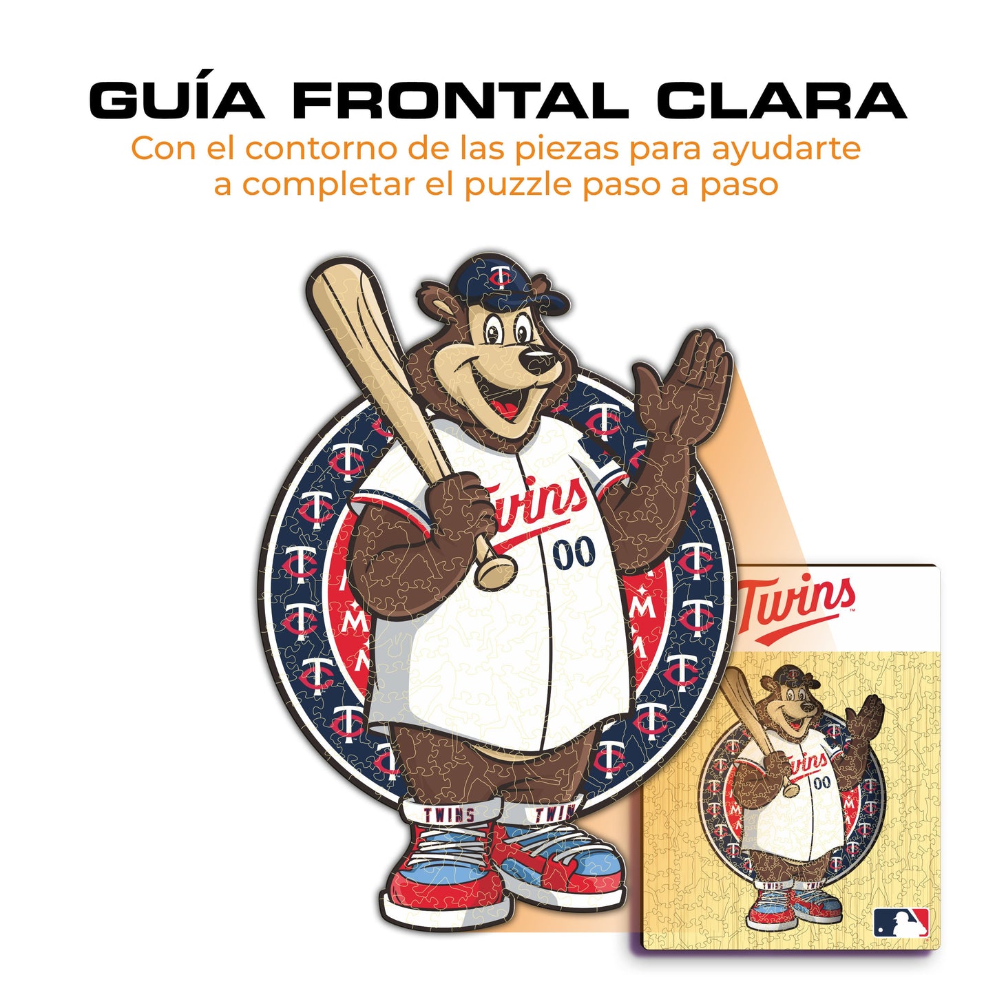 Minnesota Twins™ Mascota - Rompecabezas de Madera