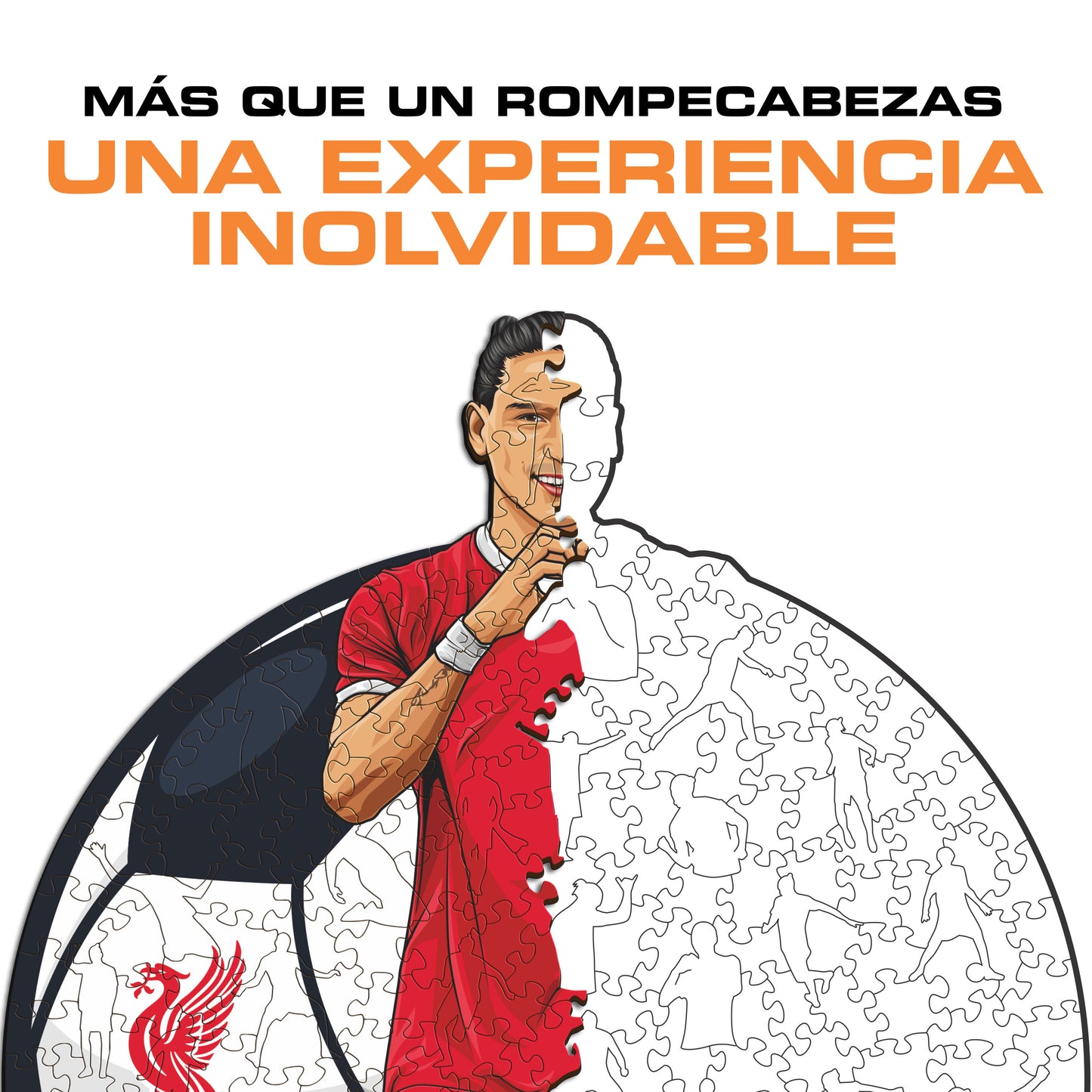 Darwin Nuñez - Rompecabezas de Madera