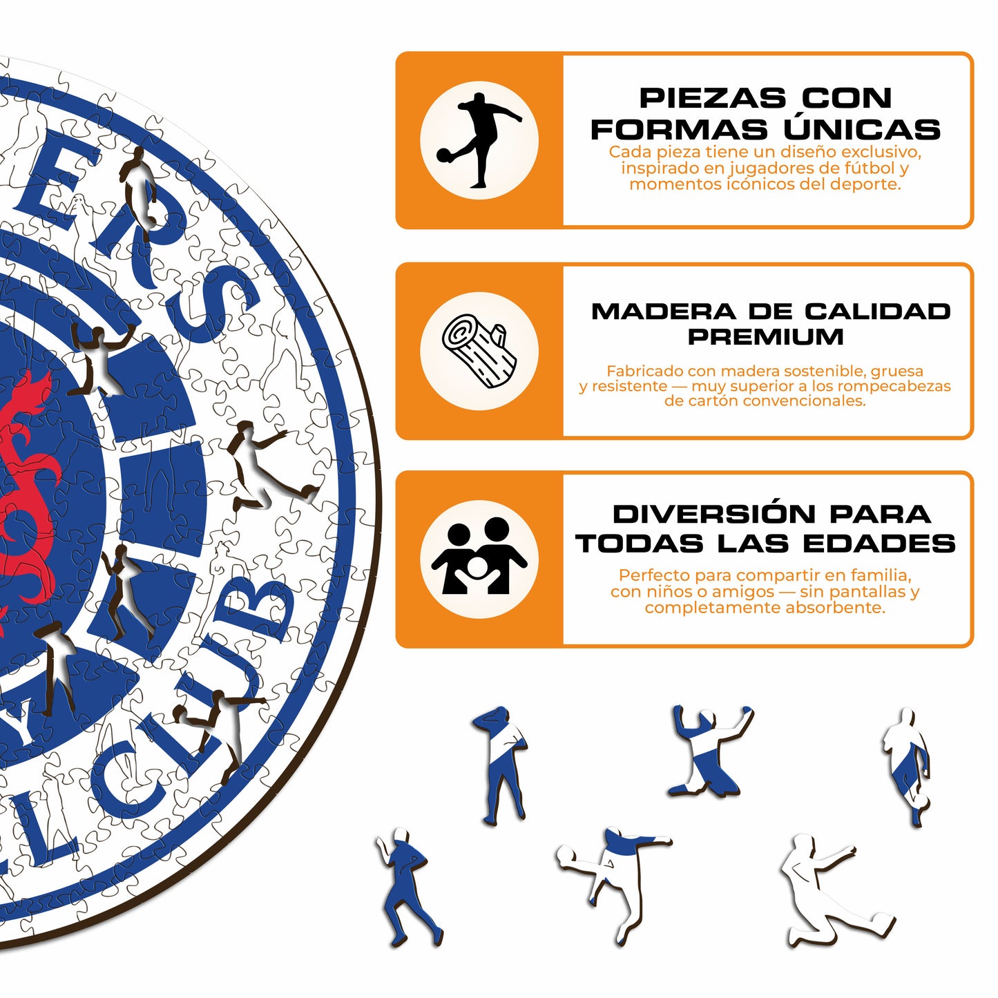 Rangers FC® Logo - Rompecabezas de Madera