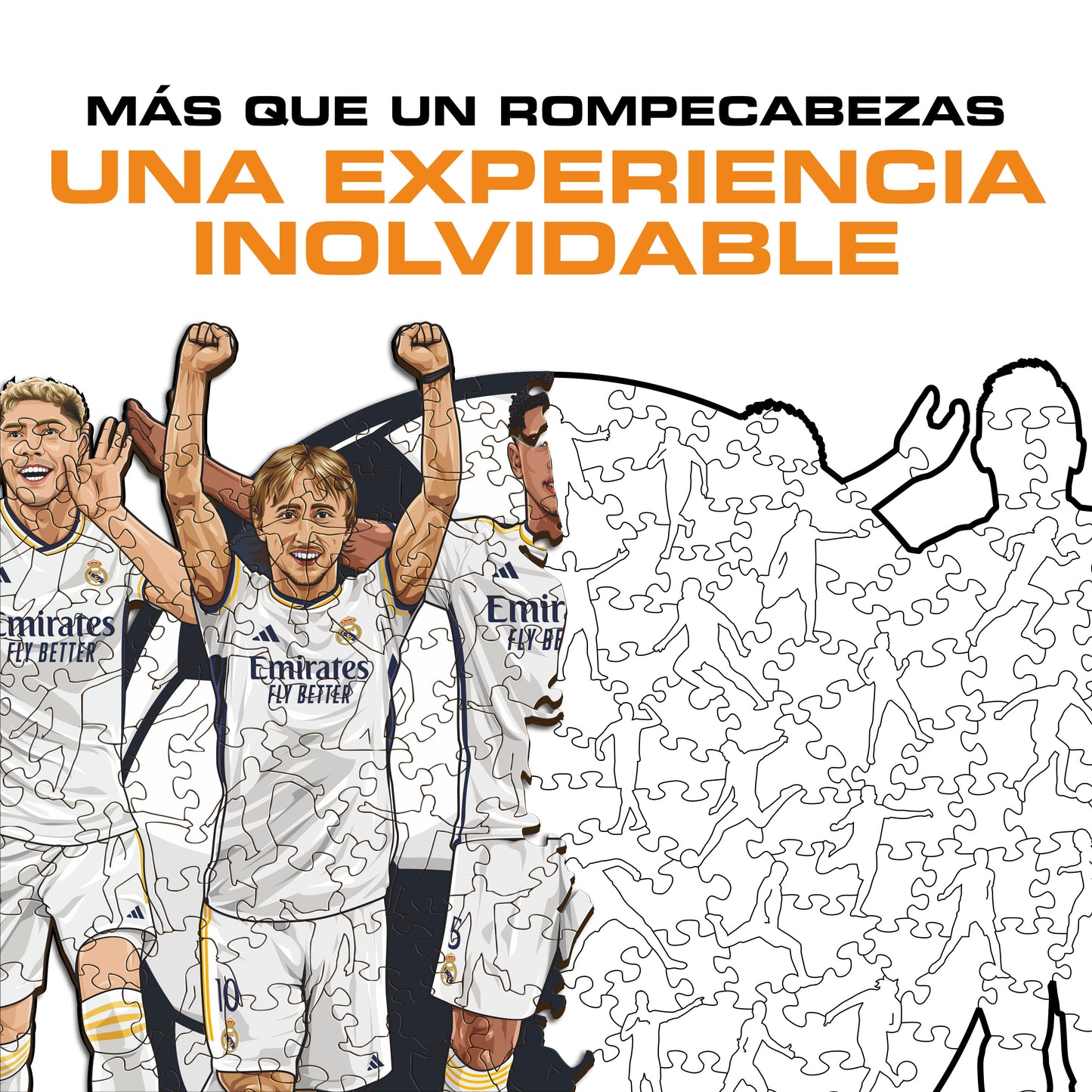 5 Jugadores Real Madrid CF® - Rompecabezas de Madera