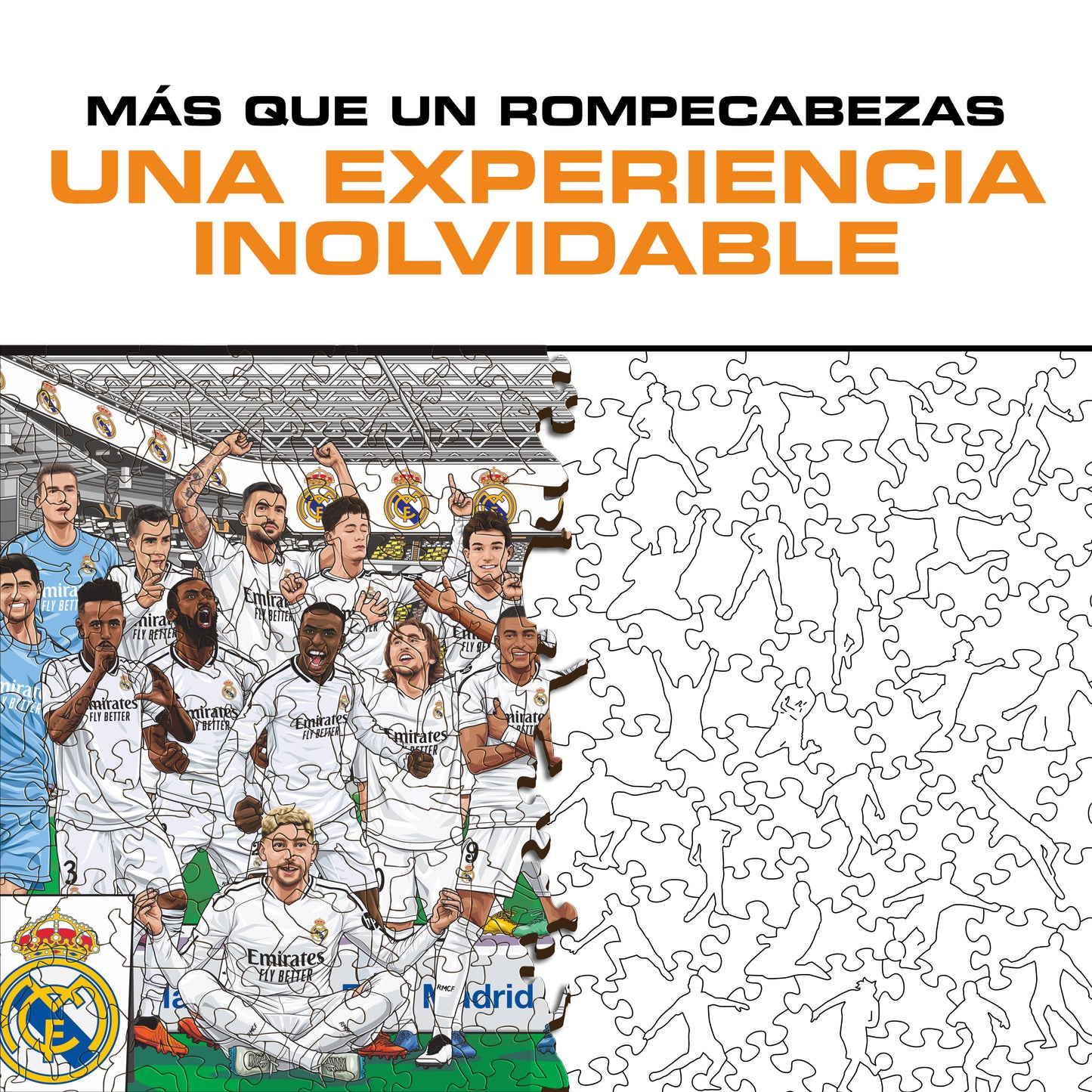 3 PACK Real Madrid CF® Logo + Camiseta + Equipo