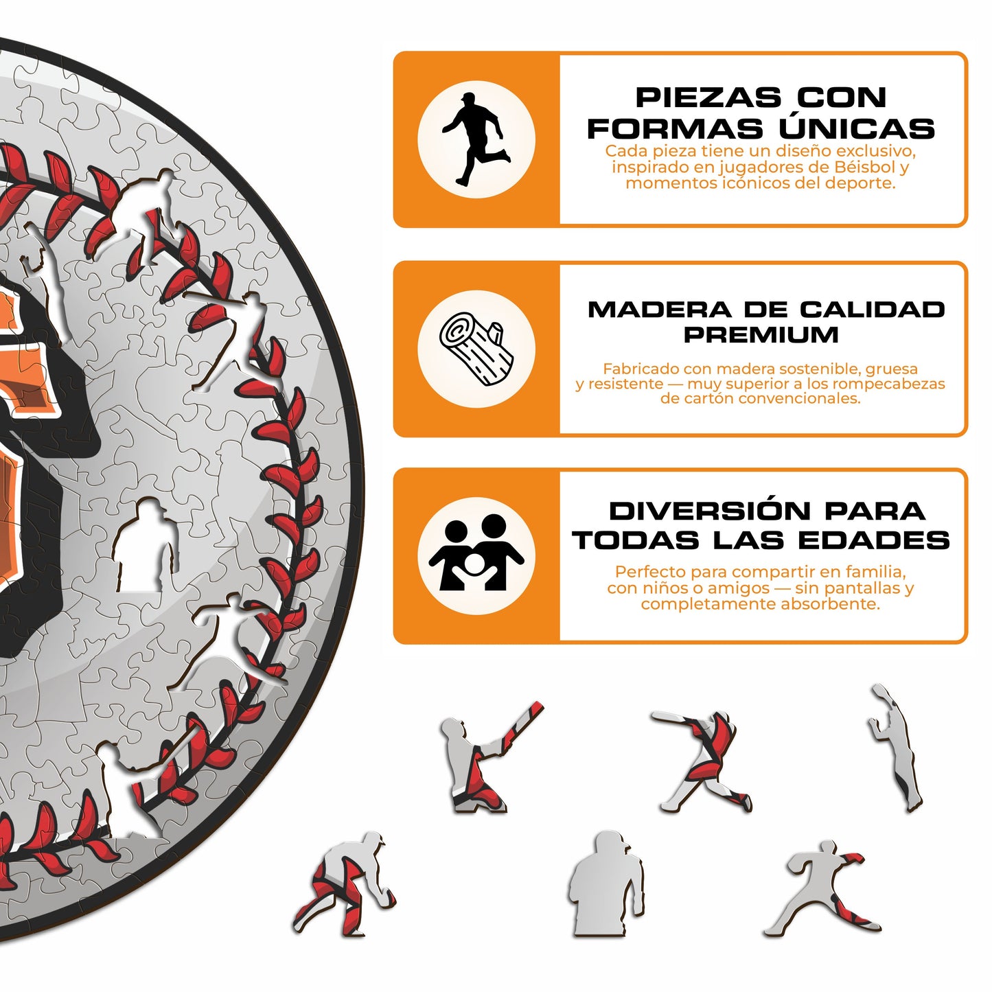 San Francisco Giants™ - Rompecabezas de Madera