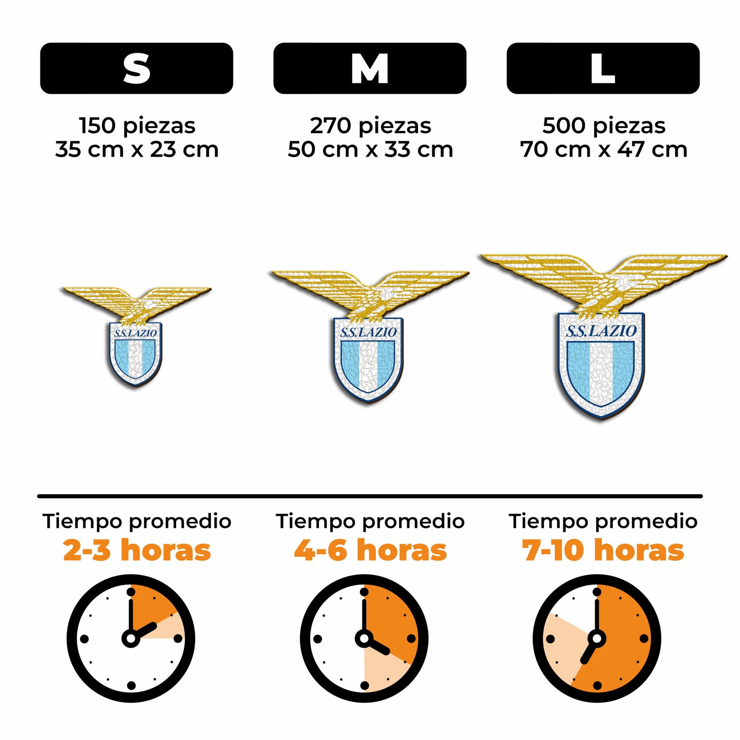 SS Lazio® Logo - Rompecabezas de Madera