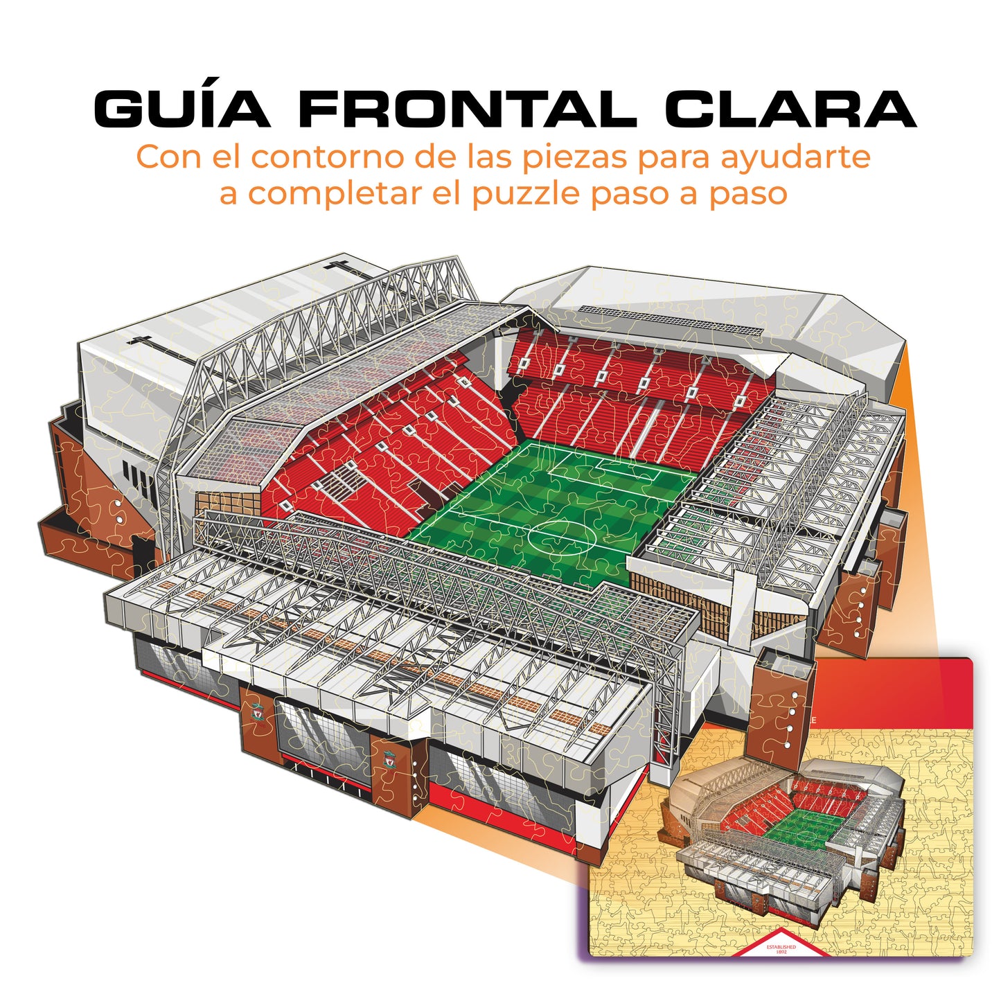 Liverpool FC® Anfield Stadium - Rompecabezas de Madera