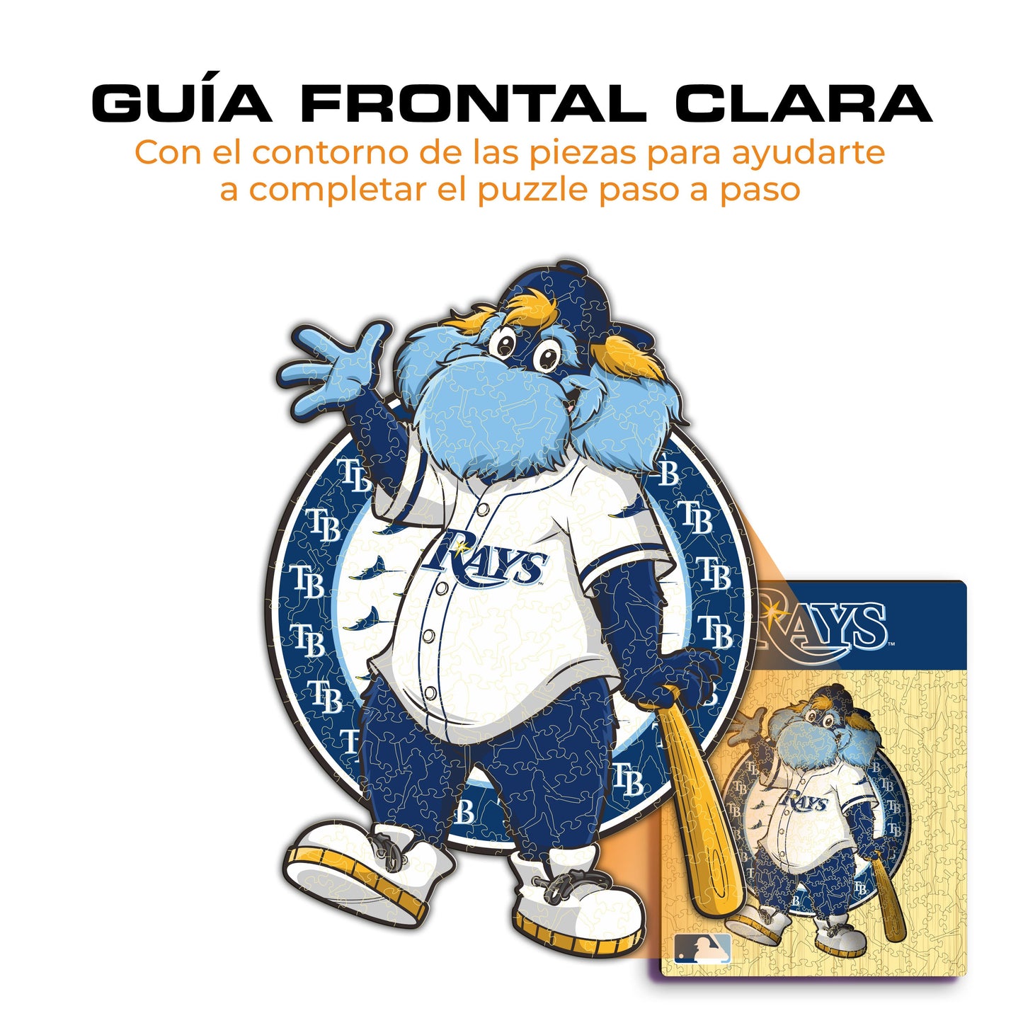 Tampa Bay Rays™ Mascota - Rompecabezas de Madera