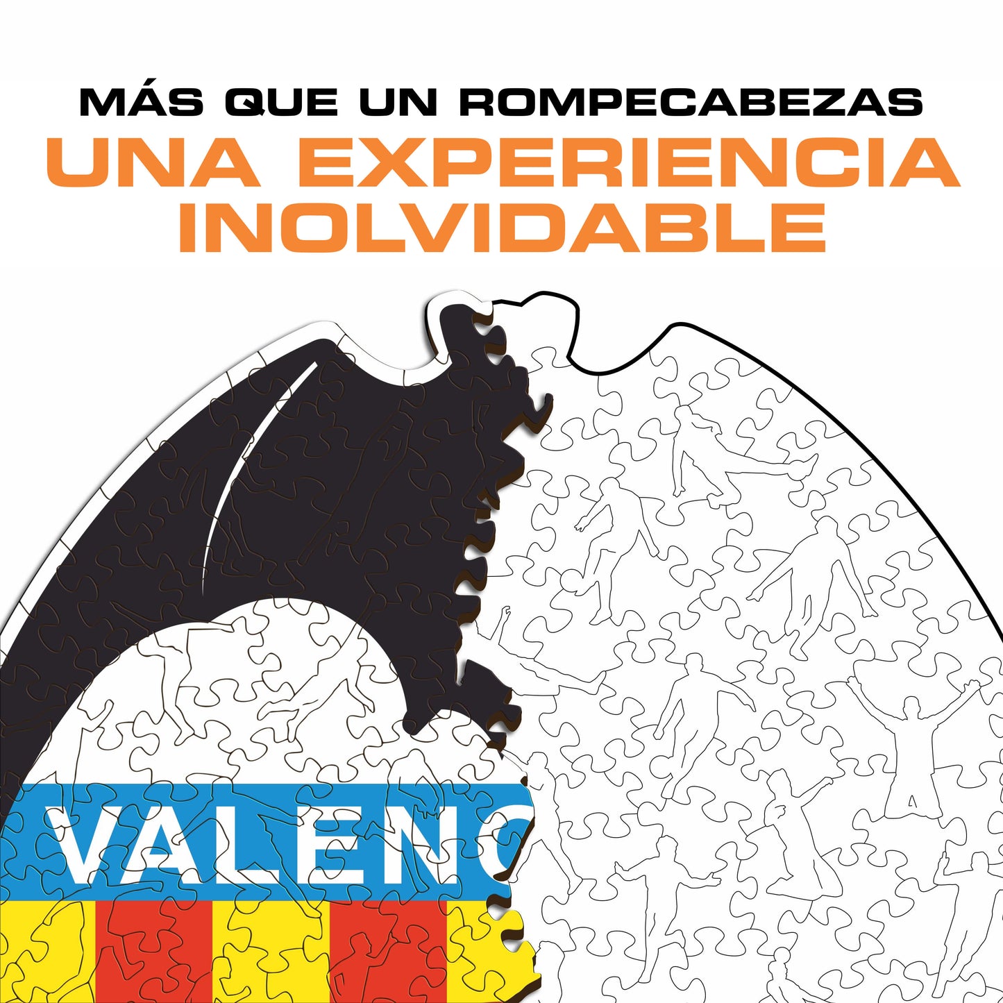 Valencia CF® Logo - Rompecabezas de Madera