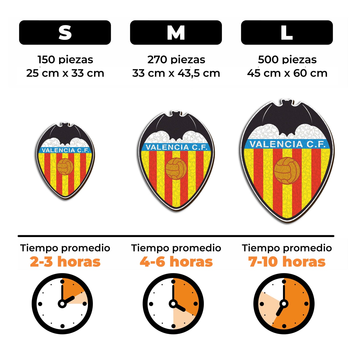 Valencia CF® Logo - Rompecabezas de Madera