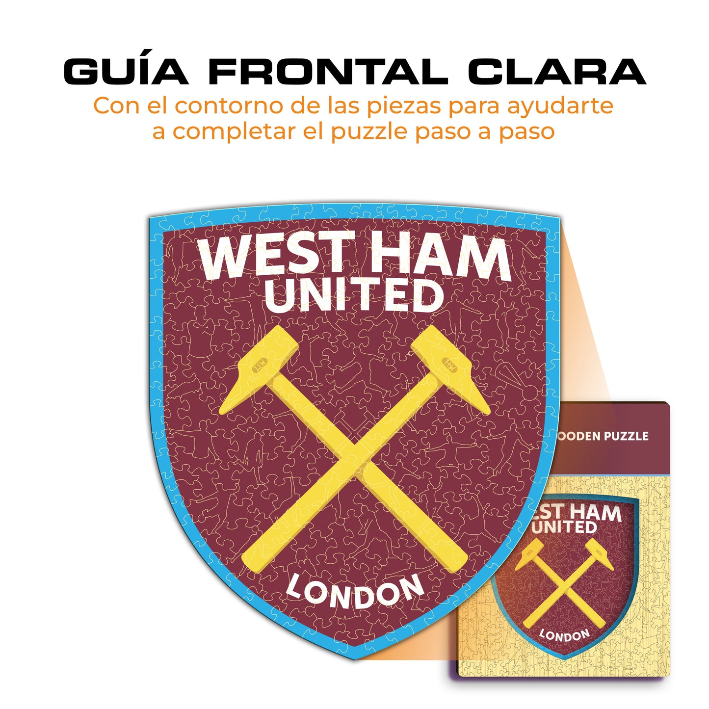 West Ham United FC® Logo - Rompecabezas de Madera