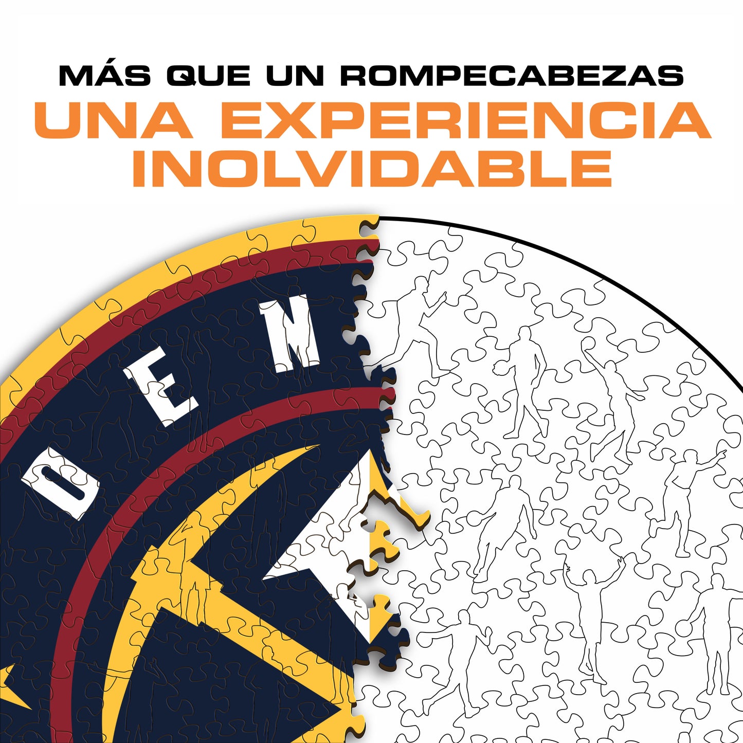 Denver Nuggets™ - Rompecabezas de Madera