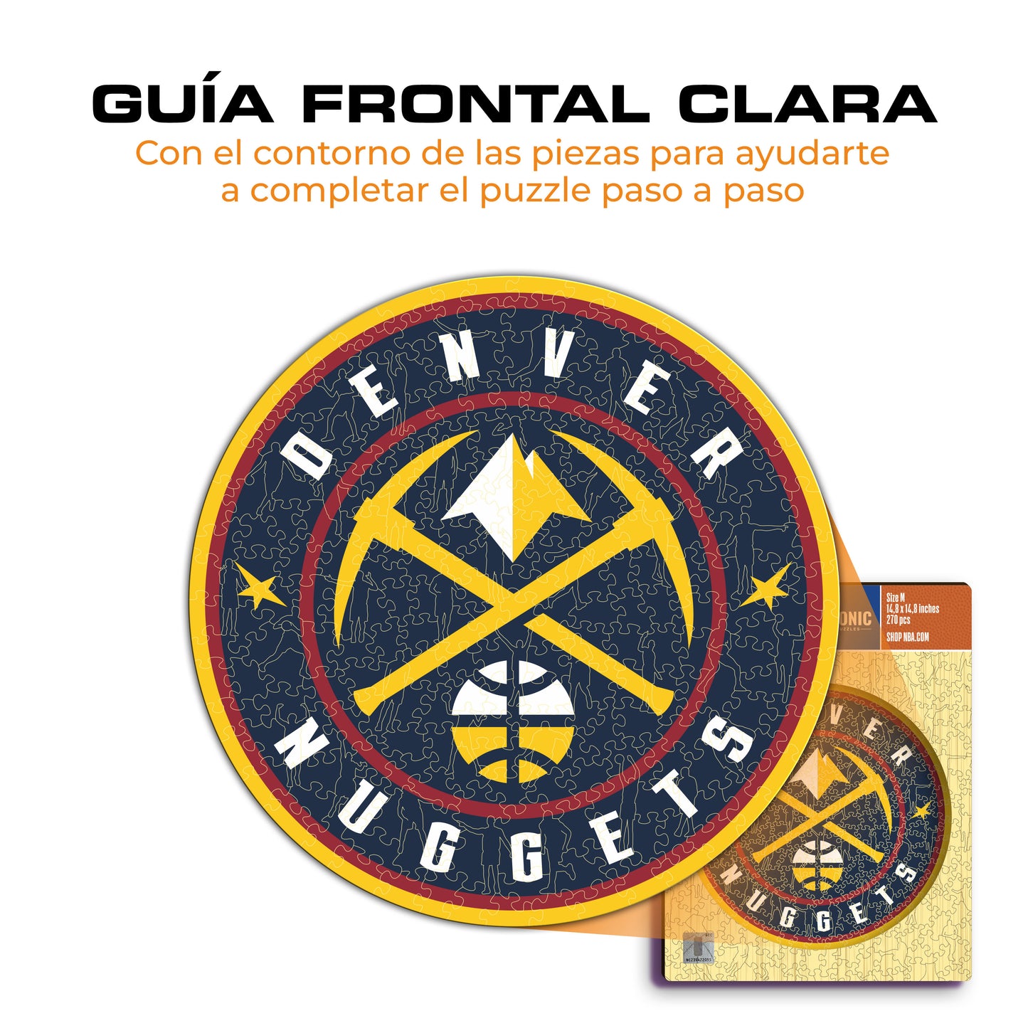 Denver Nuggets™ - Rompecabezas de Madera