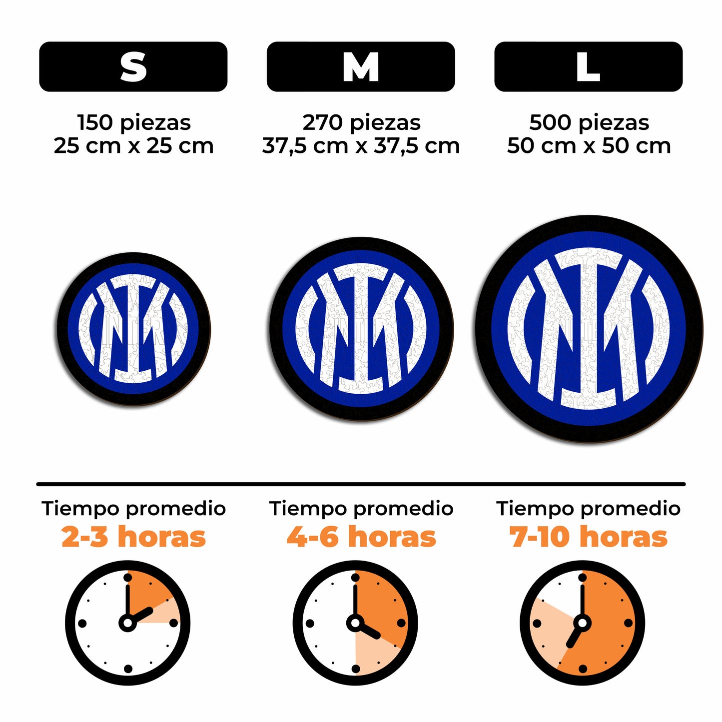 FC Inter® Logo - Rompecabezas de Madera