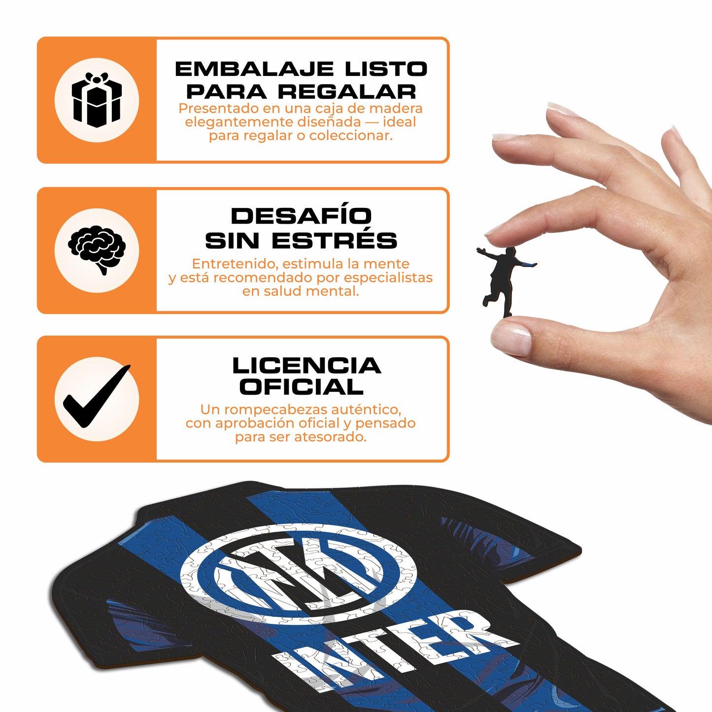 FC Inter® Camiseta - Rompecabezas de Madera