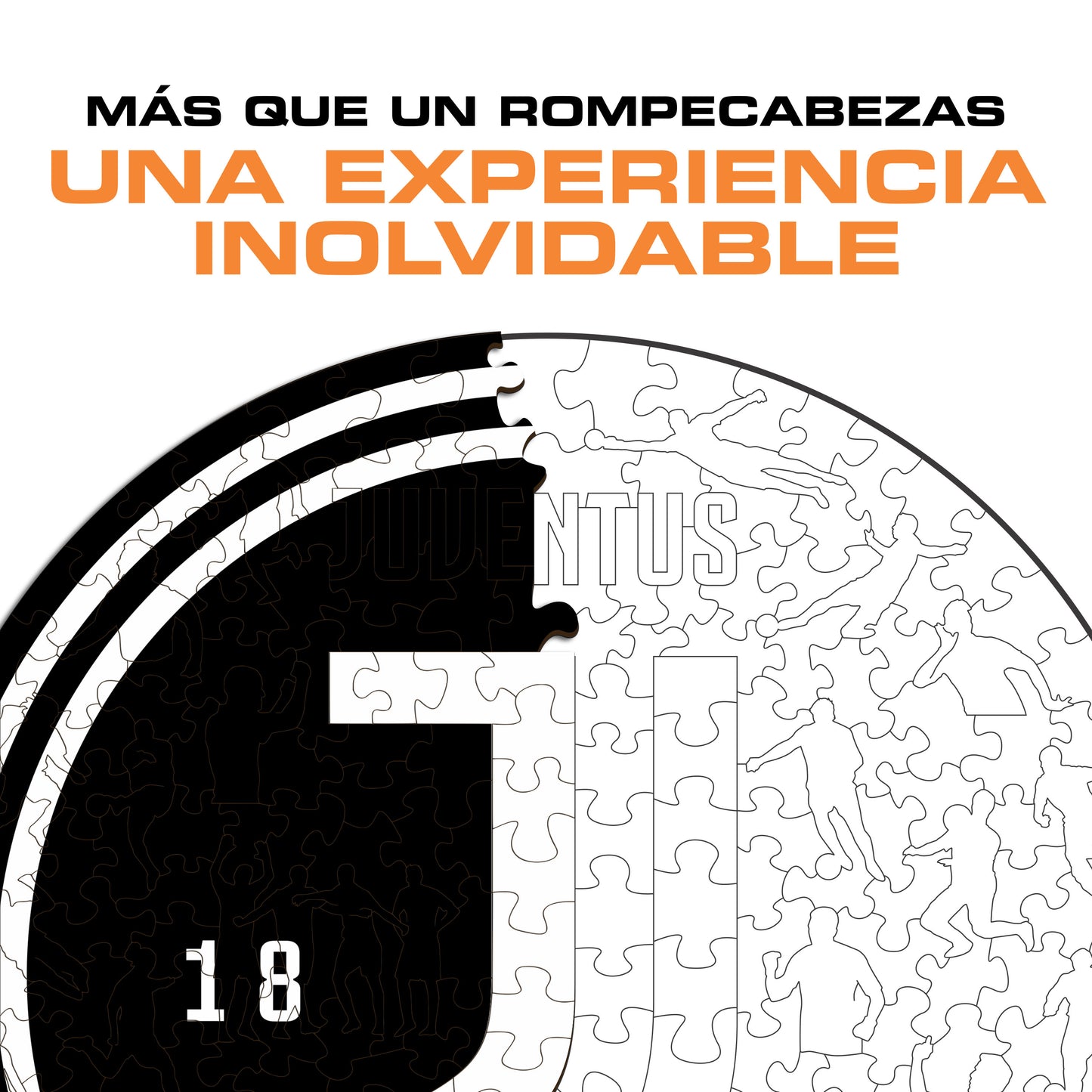 Juventus FC® Logo - Rompecabezas de Madera