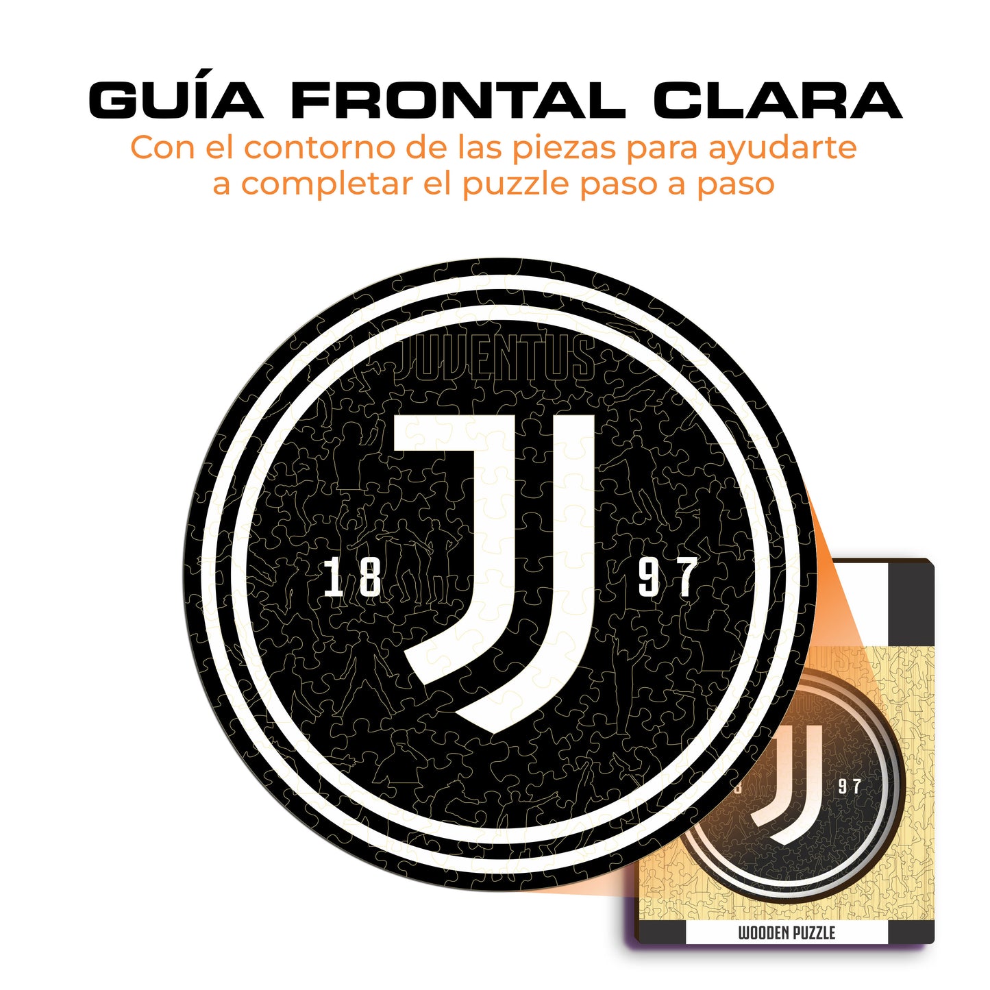 Juventus FC® Logo - Rompecabezas de Madera