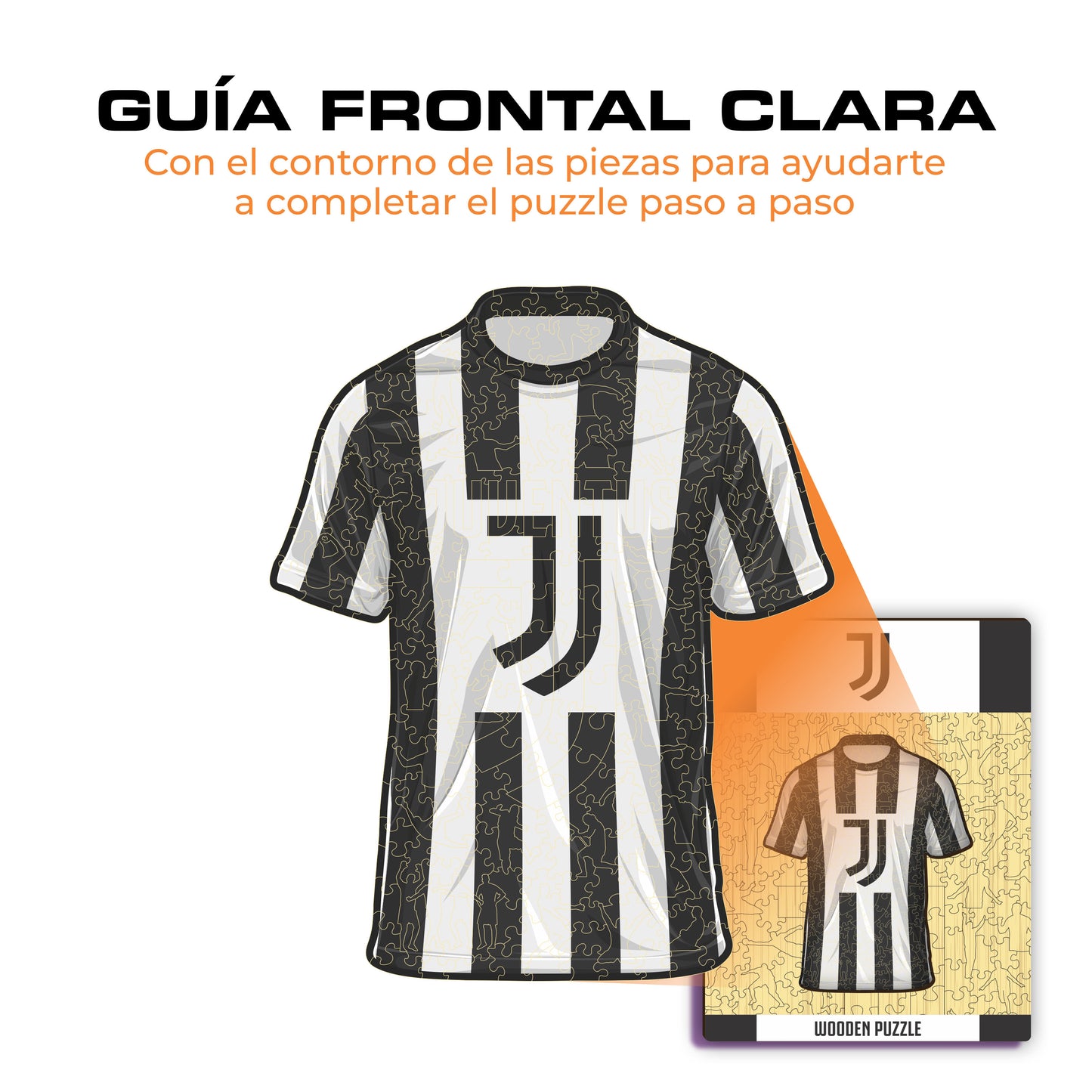 Juventus FC® Camiseta - Rompecabezas de Madera