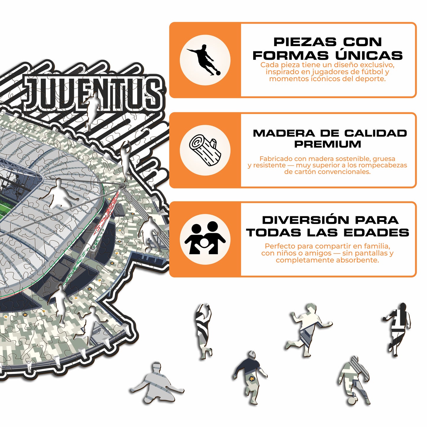 Juventus FC® Allianz Stadium - Rompecabezas de Madera