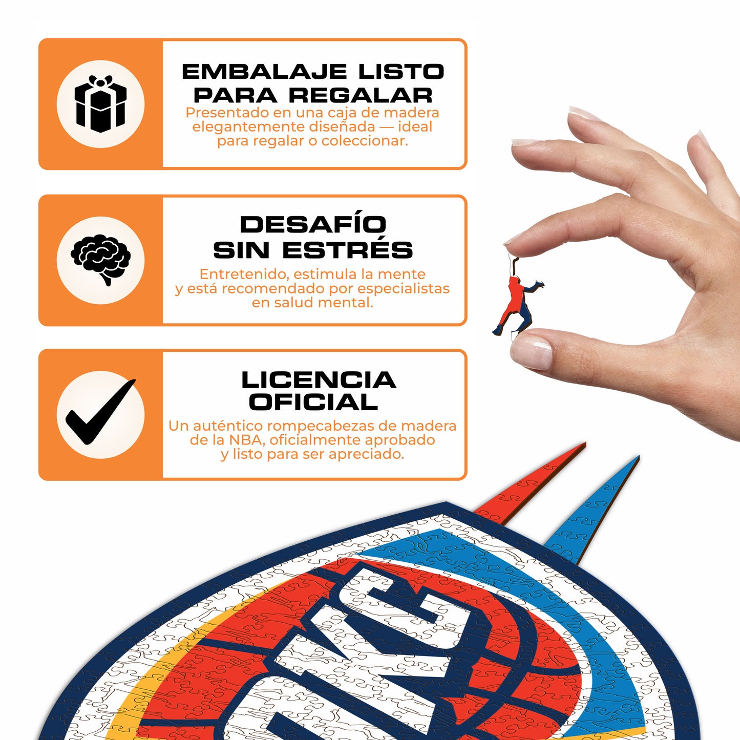 Oklahoma City Thunder™ - Rompecabezas de Madera