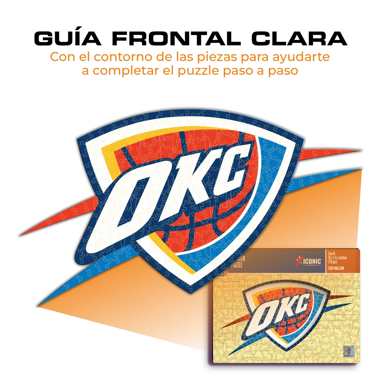 Oklahoma City Thunder™ - Rompecabezas de Madera