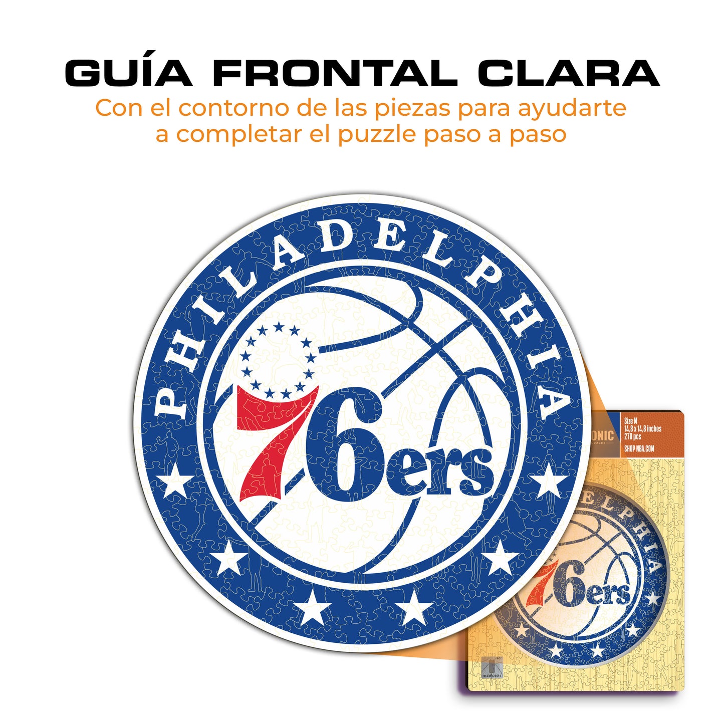 Philadelphia 76ers™ - Rompecabezas de Madera