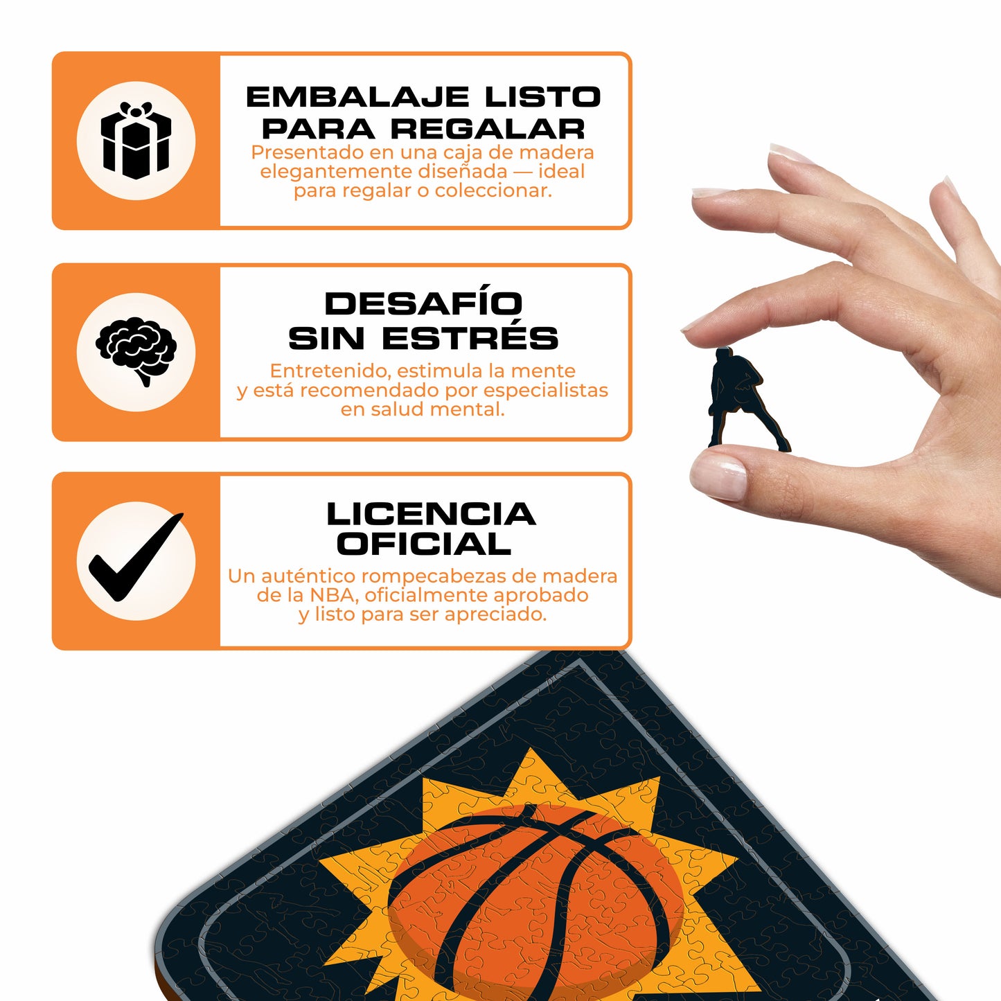 Phoenix Suns™ - Rompecabezas de Madera