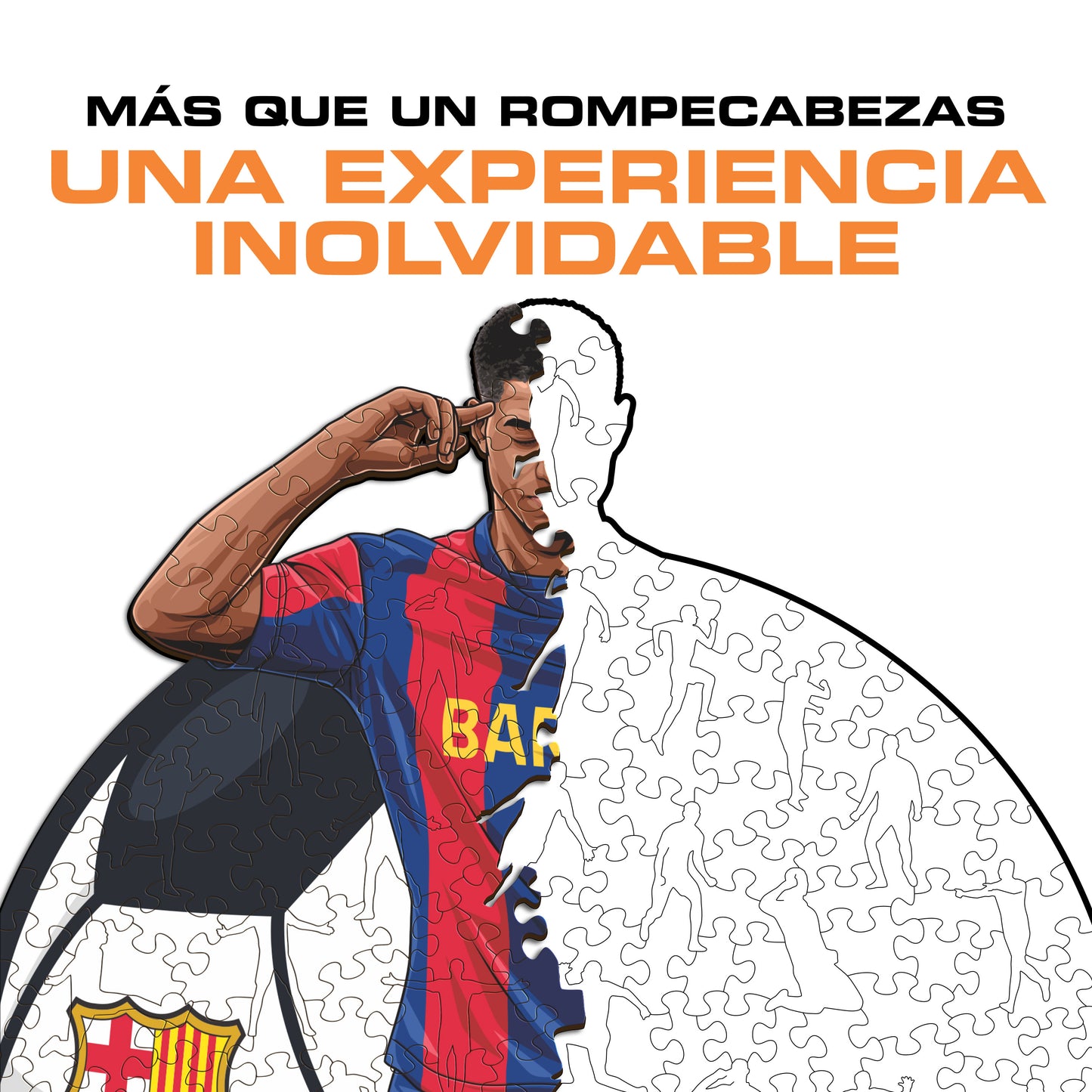 Marcus Rashford - Rompecabezas de Madera