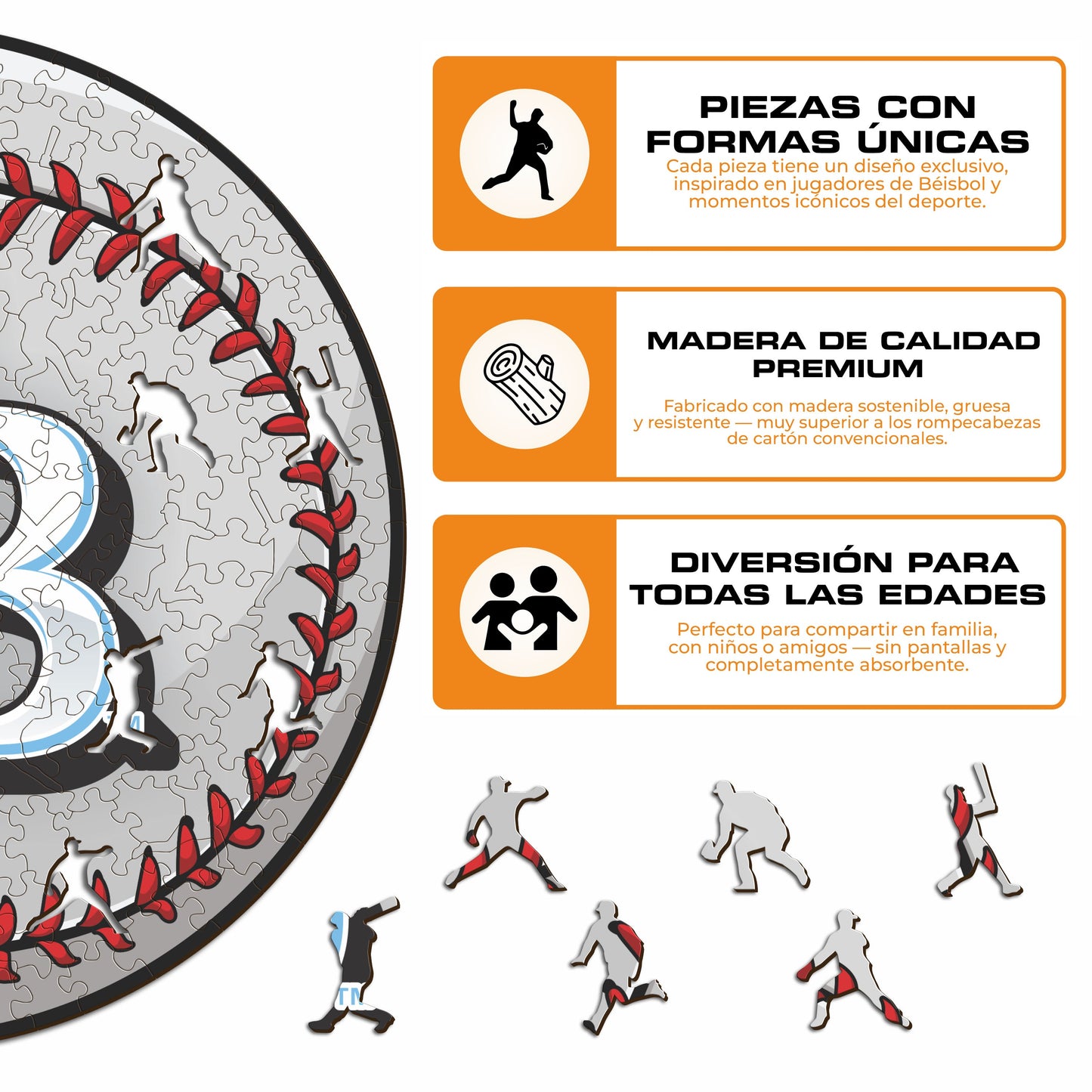 Tampa Bay Rays™ - Rompecabezas de Madera