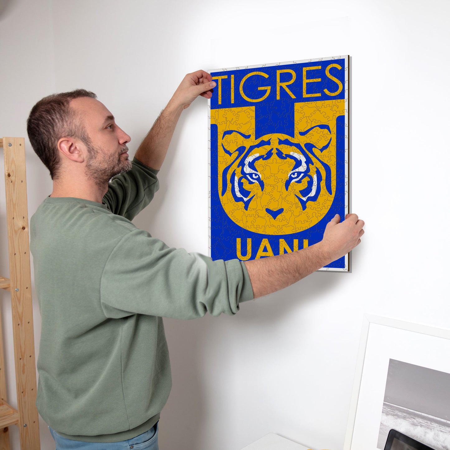 Tigres UANL® Logo - Rompecabezas de Madera