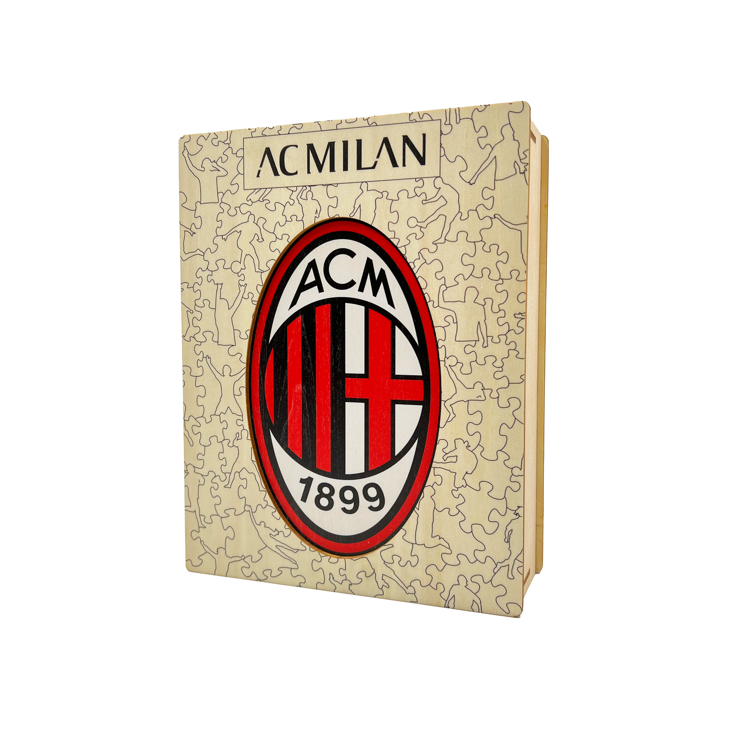 AC Milan® Logo - Rompecabezas de Madera