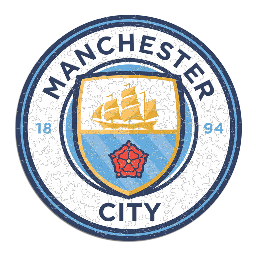 Manchester City FC® Logo - Rompecabezas de Madera Oficial