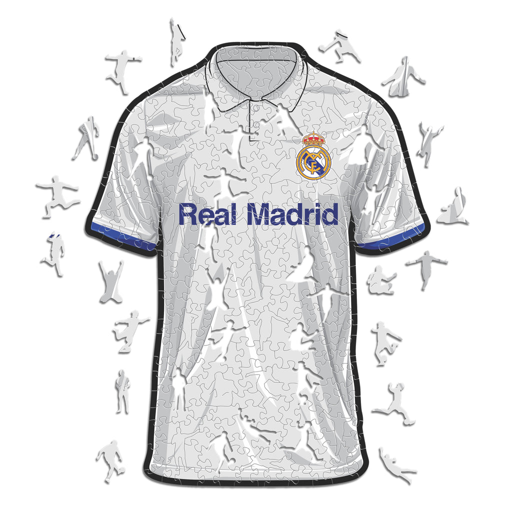 Real Madrid CF® Camiseta - Rompecabezas de Madera Oficial