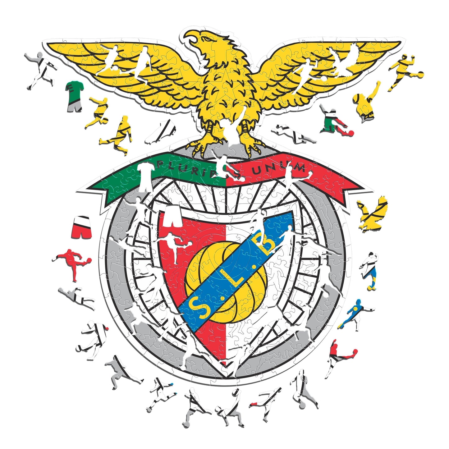 SL Benfica® Logo - Rompecabezas de Madera