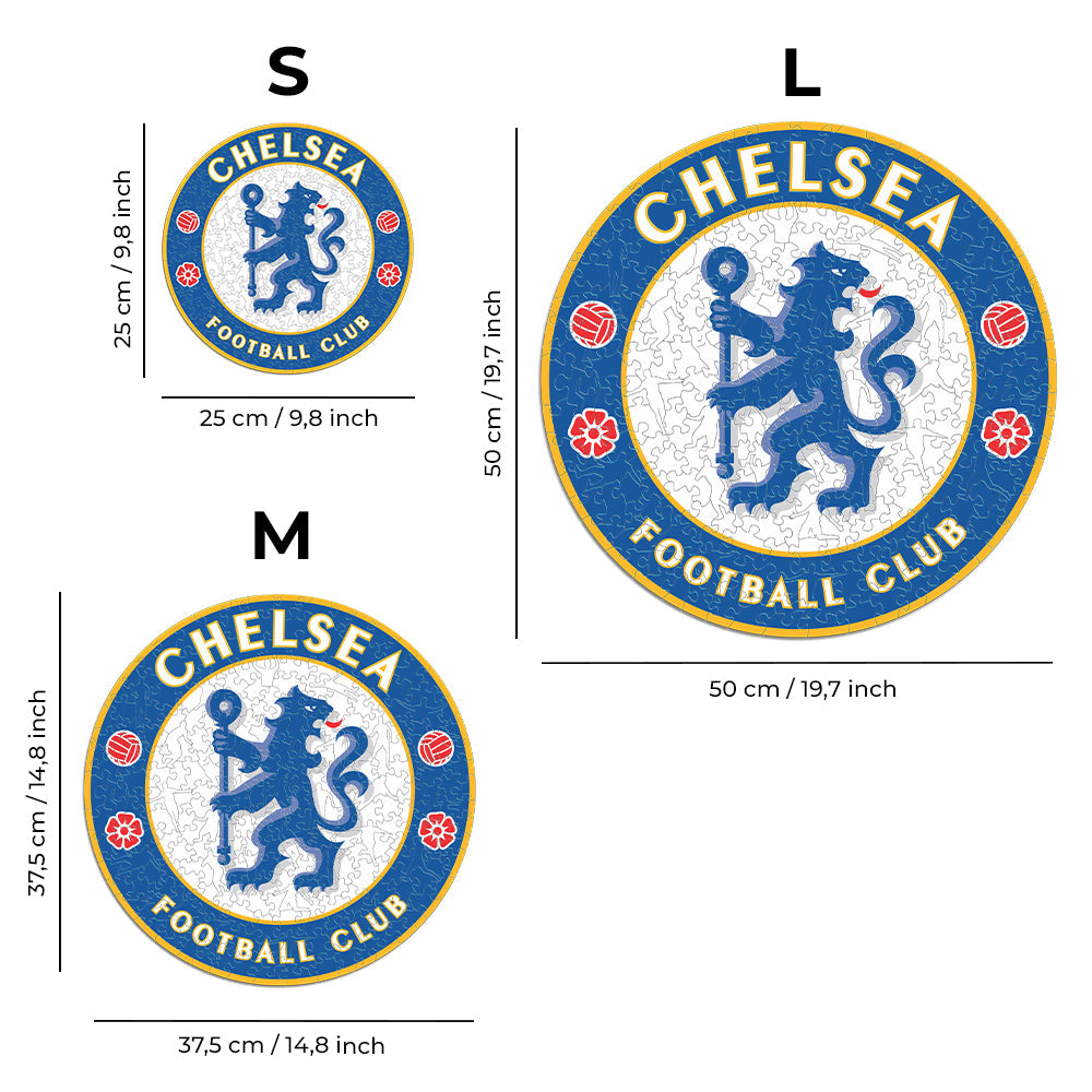 Chelsea FC® Logo - Rompecabezas de Madera