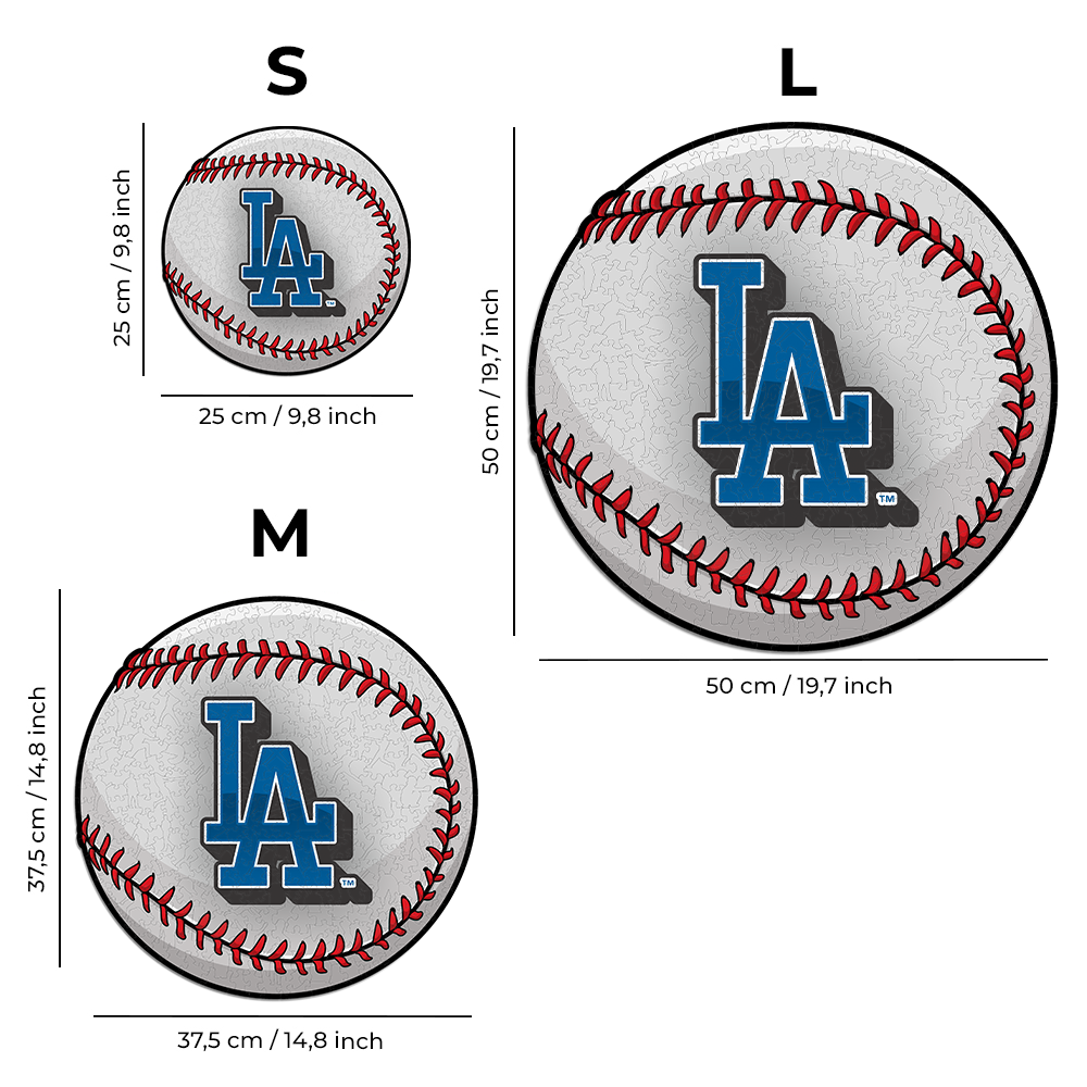 Los Angeles Dodgers® - Rompecabezas de Madera