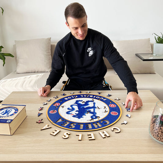 Chelsea FC® Logo - Rompecabezas de Madera