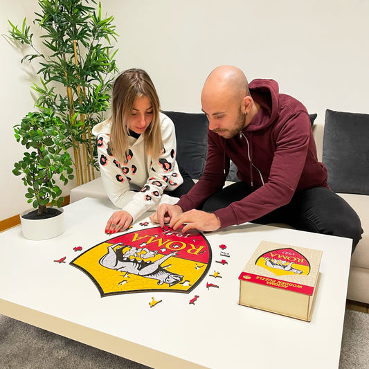 AS Roma® Logo - Rompecabezas de Madera