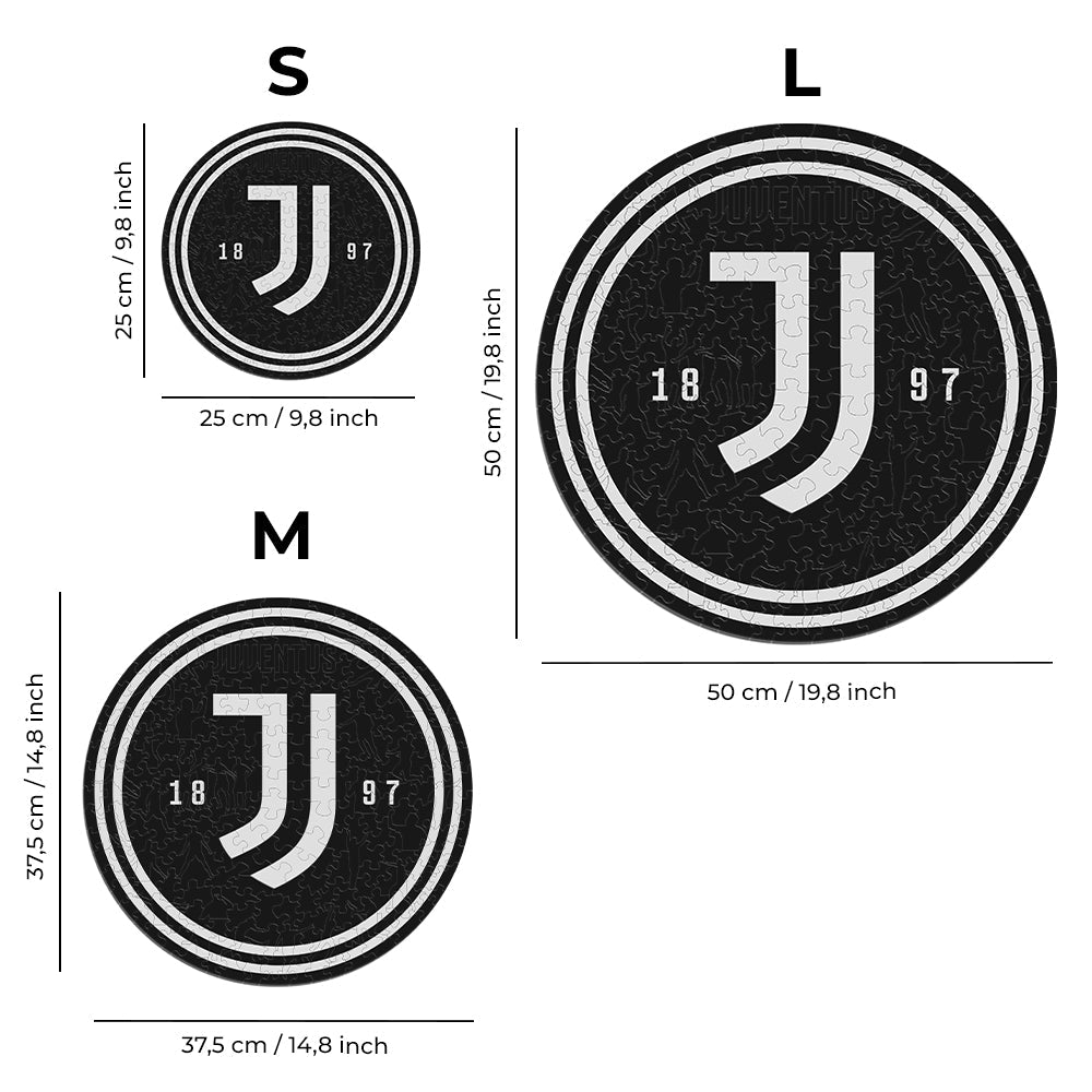 Juventus FC® Logo - Rompecabezas de Madera