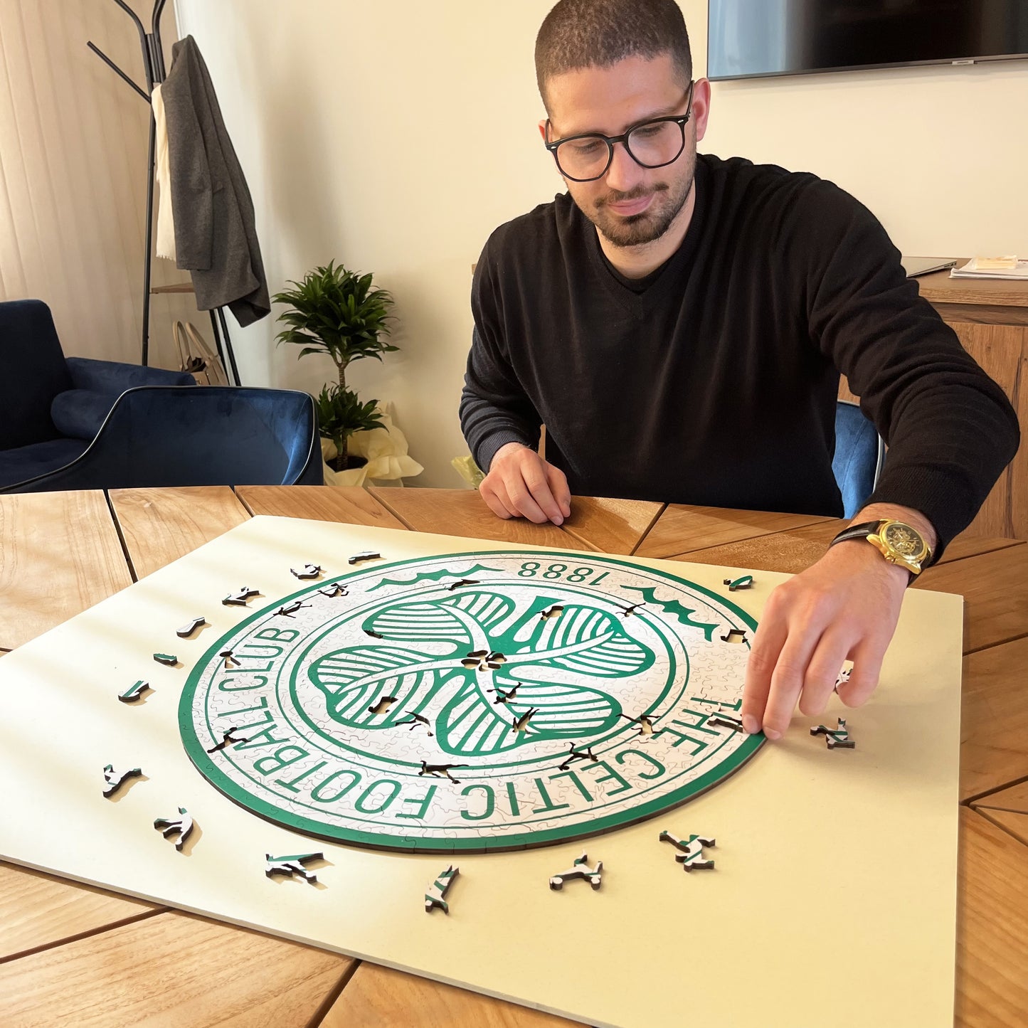 Celtic FC® Logo - Rompecabezas de Madera