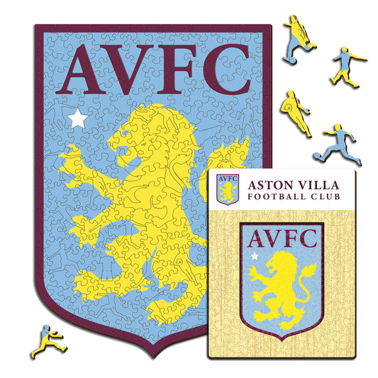 Aston Villa FC® Logo - Rompecabezas de Madera