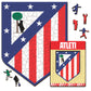 Atlético de Madrid® Logo - Rompecabezas de Madera