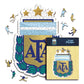 Selección Argentina® Logo - Rompecabezas de Madera